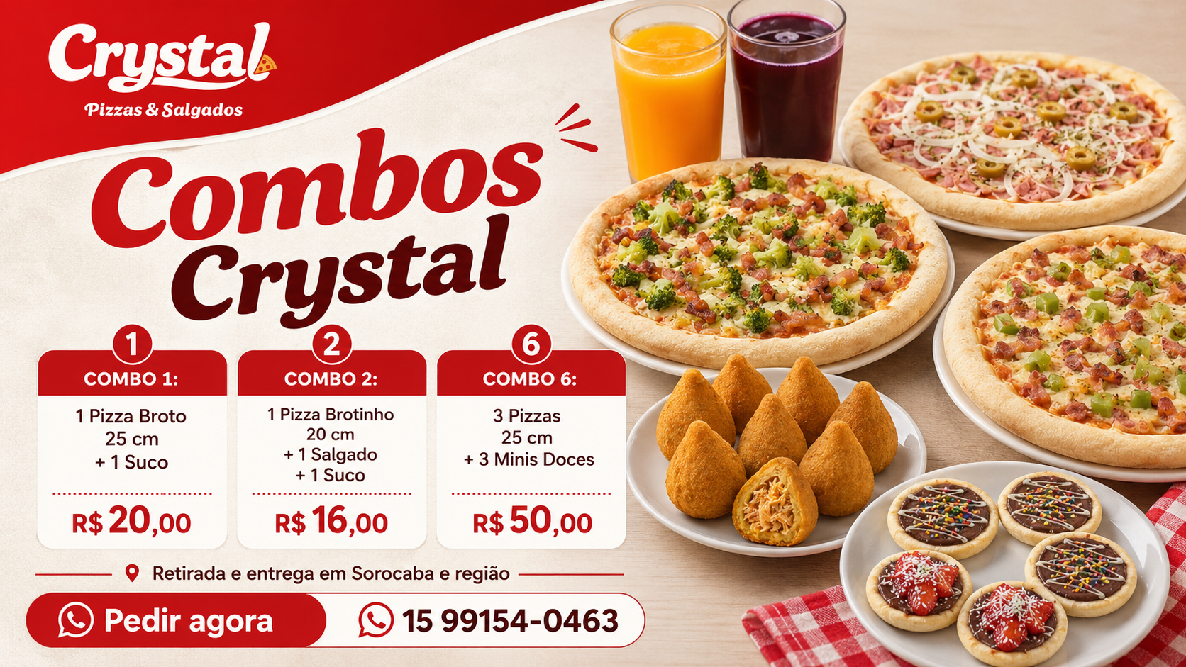 O tamanho certo para a sua fome